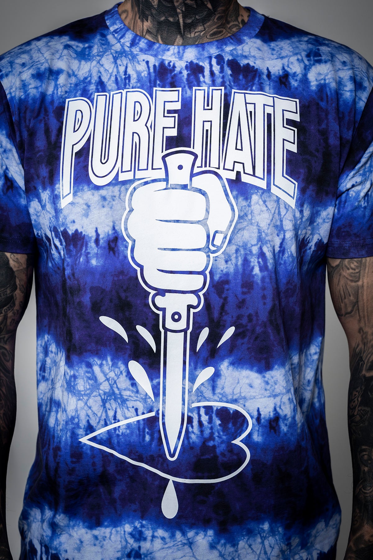 Pure Hate Fat Logo Batik Shirt