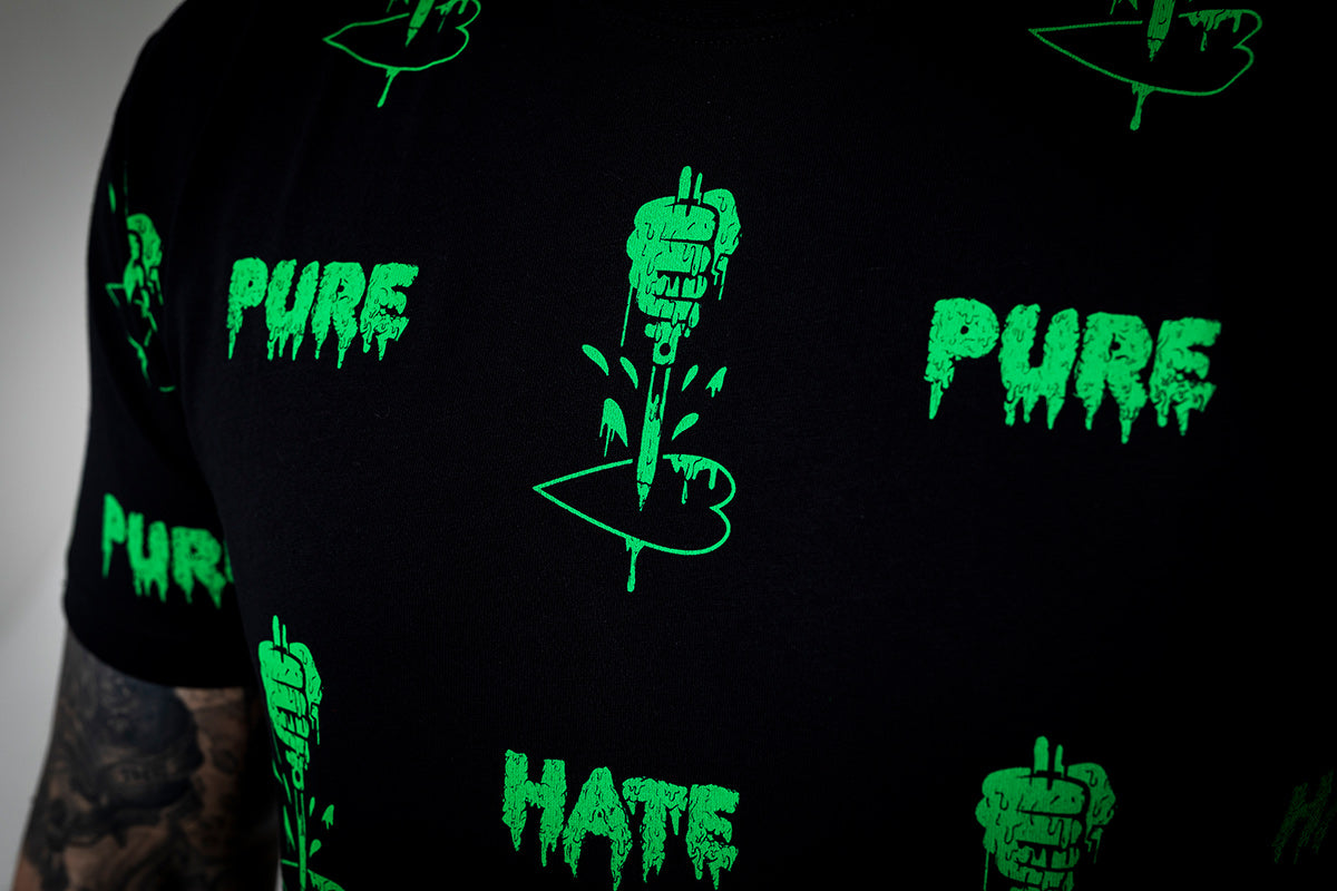 Pure Hate Slime Shirt black/green