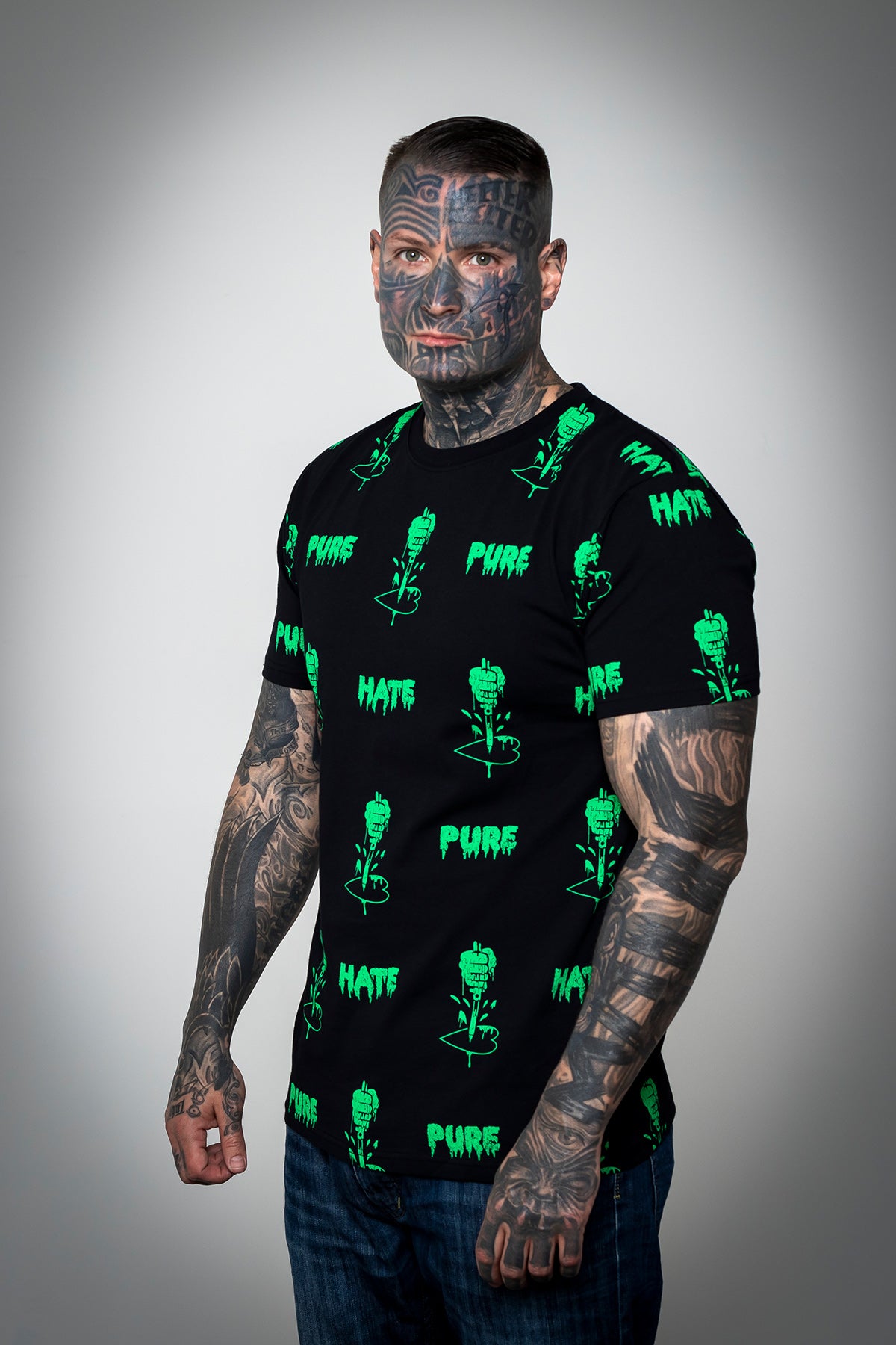 Pure Hate Slime Shirt black/green