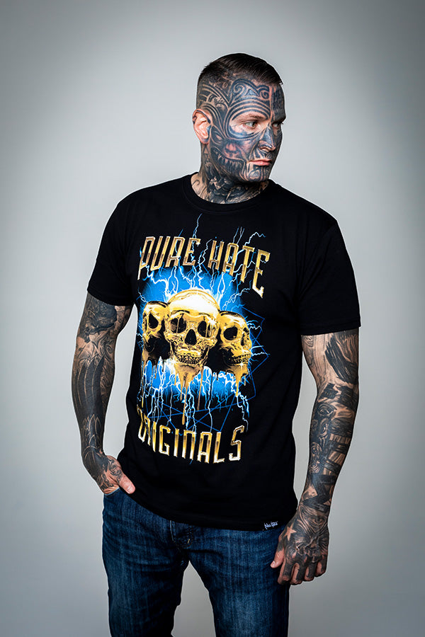 Pure Hate Memphis Skull Shirt